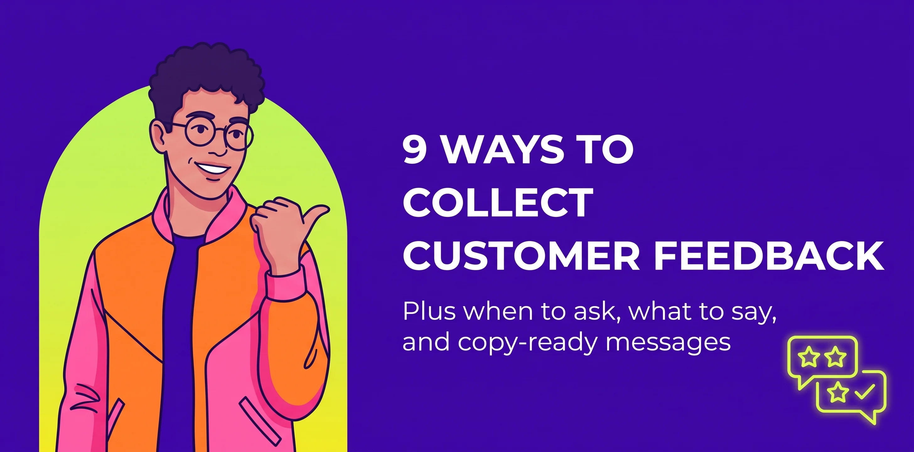 9 ways to collect customer feedback